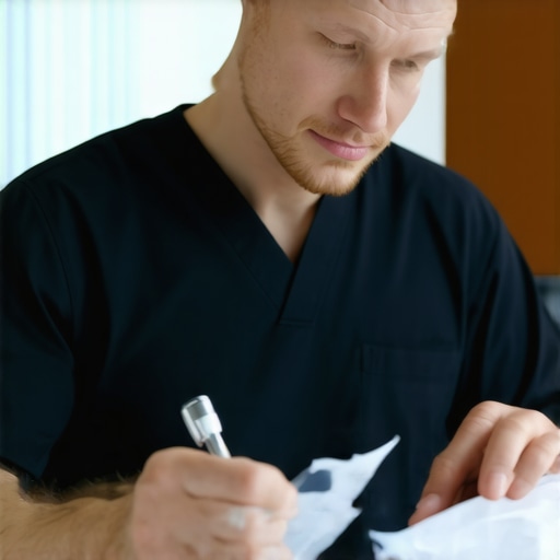 Medical professional analyzing genetic and hormonal data for tailored weight management