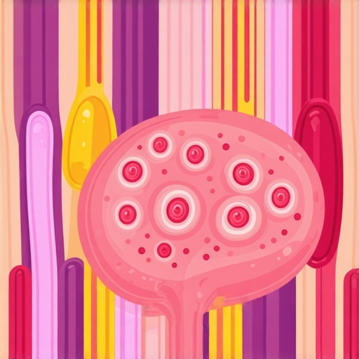 Illustration of diverse gut bacteria supporting metabolic health.