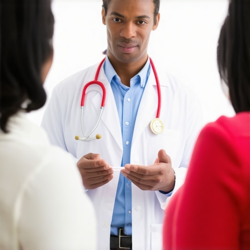 Healthcare professional discussing personalized weight loss plan