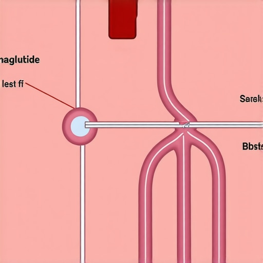 Illustration of hormonal mechanisms in weight management with Semaglutide and intermittent fasting