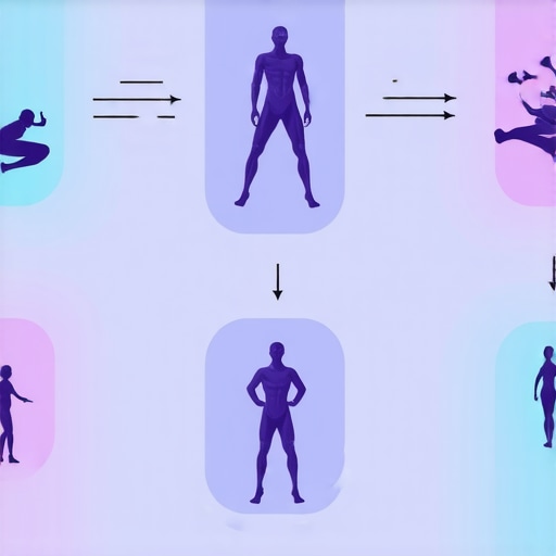 Diagram illustrating hormonal interactions promoting fat loss with Semaglutide and fasting
