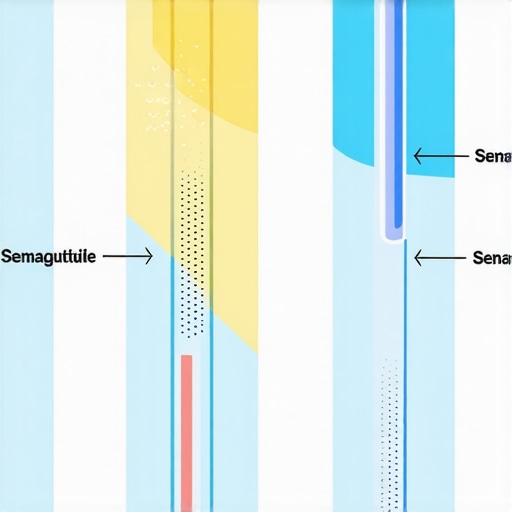 Illustration showing hormonal pathways activated by Semaglutide and fasting for weight management