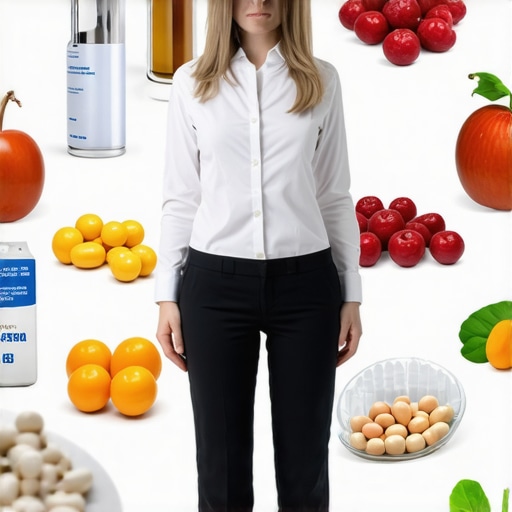 Diagram illustrating combined approach of semaglutide, personalized nutrition, and behavioral therapy for weight management