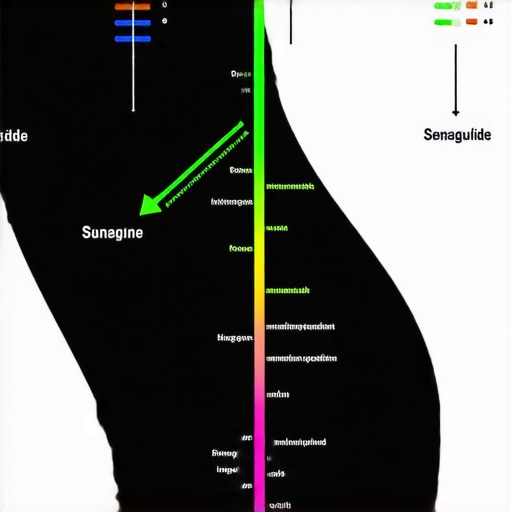 Diagram illustrating how semaglutide influences appetite hormones and fasting promotes fat oxidation.