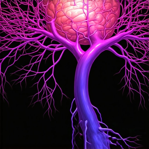 Illustration of brain and body pathways influenced by semaglutide for fat loss.