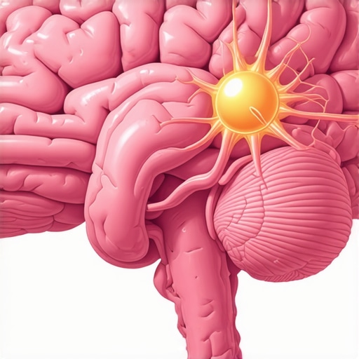 Diagram showing how semaglutide interacts with brain regions involved in appetite, reward, and impulse control to support weight loss