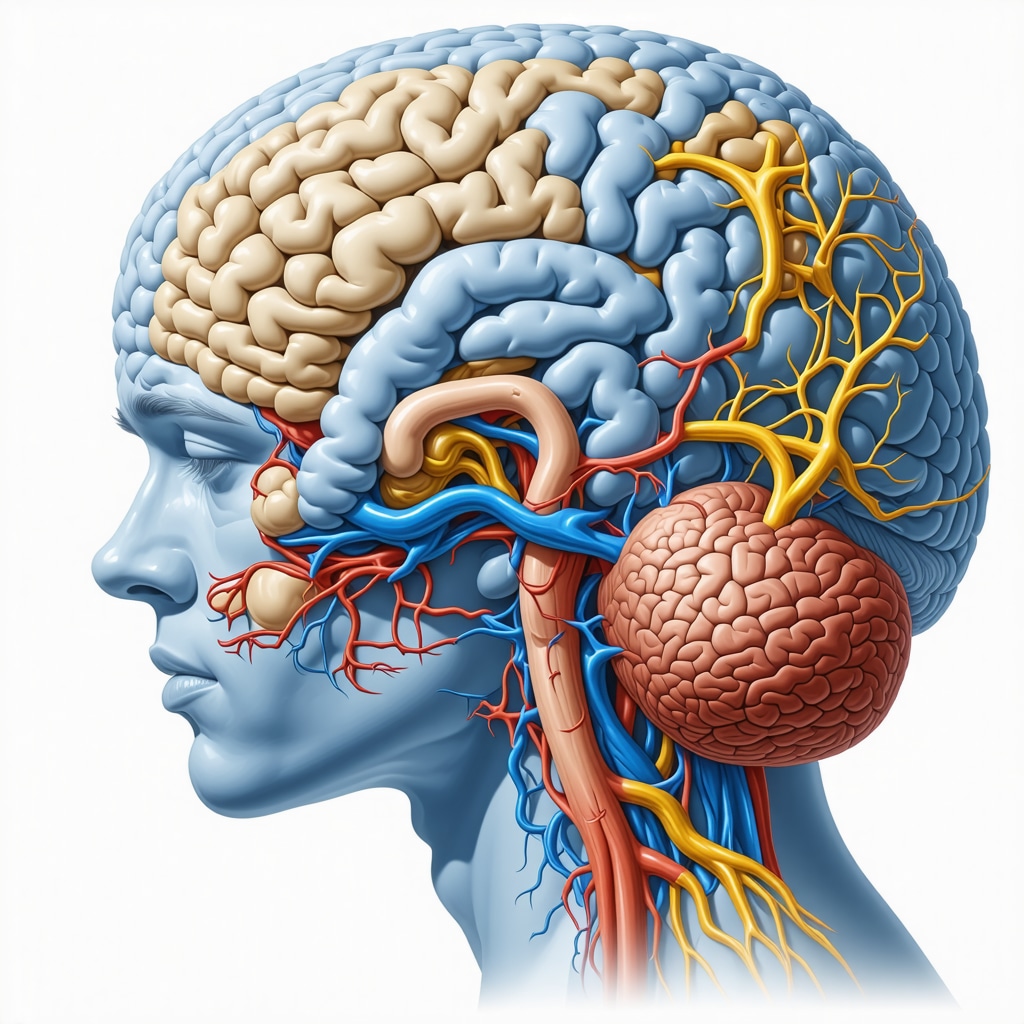 Diagram showing hypothalamic pathways and reward centers impacted by Semaglutide for appetite control