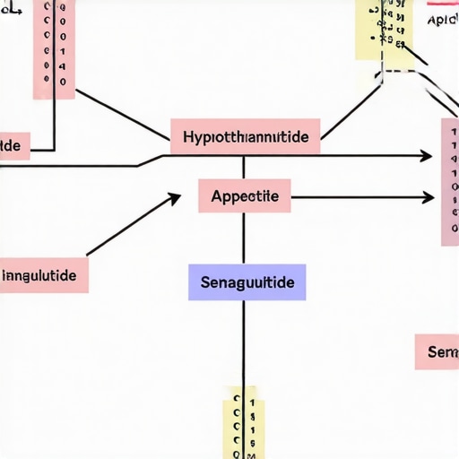 Neuroendocrine pathways involved in fat loss with Semaglutide and fasting