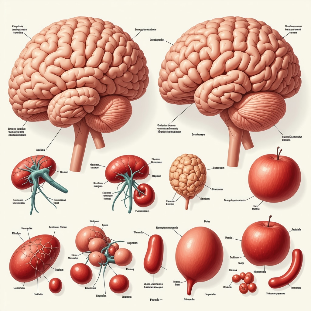 Brain pathways illustrating neuroplastic changes induced by Semaglutide affecting appetite and reward processing.