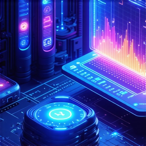 Futuristic healthcare scene with AI, wearables, and personalized data for weight loss