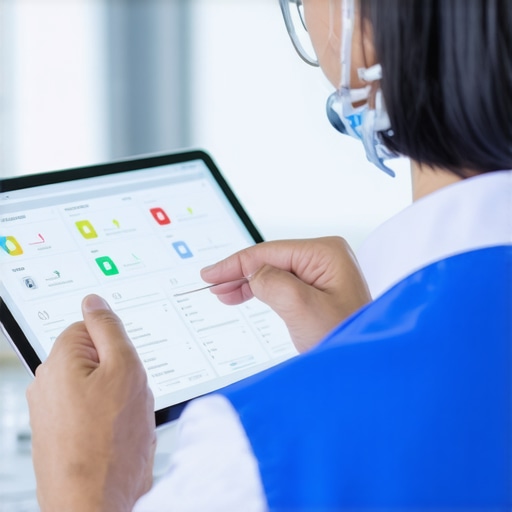 Doctor reviewing biomarker data on a digital device for personalized Semaglutide treatment