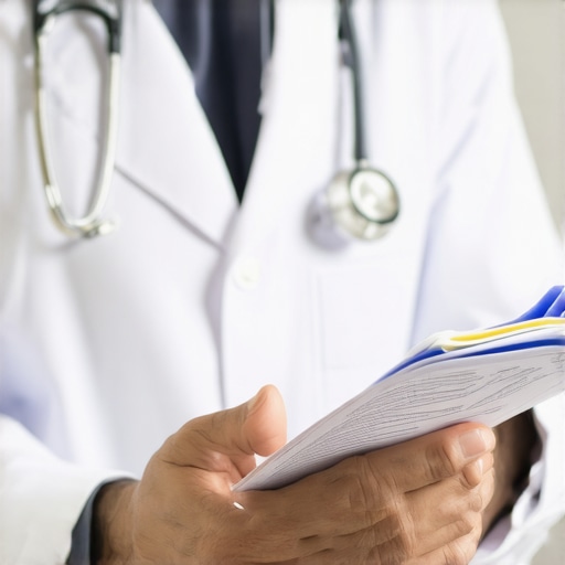 Doctor discussing personalized fasting and semaglutide plan with patient in a clinical setting