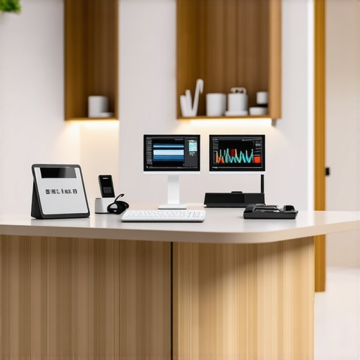 Medical professionals discussing personalized weight loss strategies using genetic and microbiome analysis tools in a modern clinic