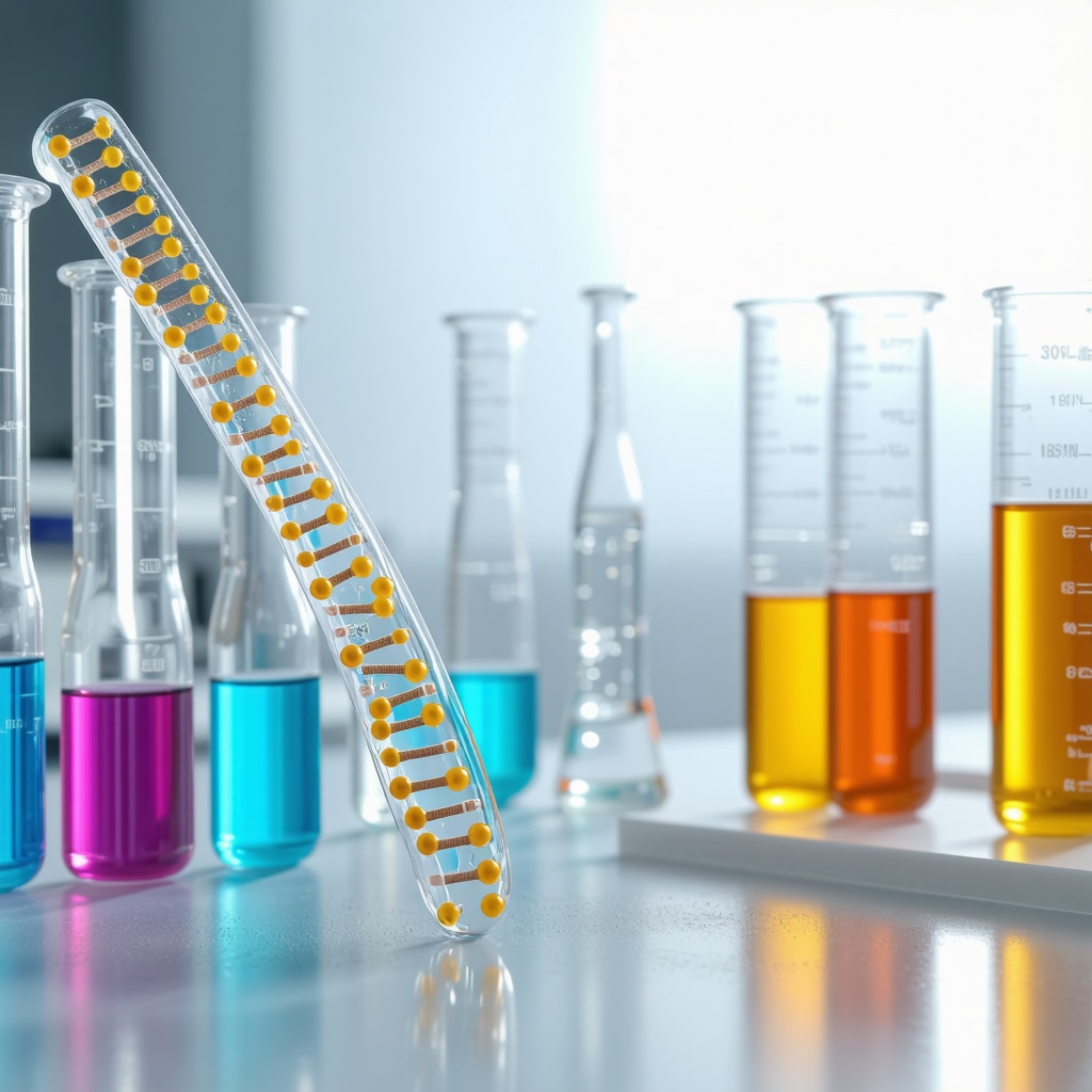 Laboratory scene showing genetic testing for personalized Semaglutide treatment