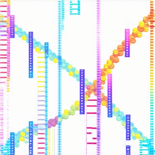 DNA strands and genetic symbols representing personalized medicine in weight loss