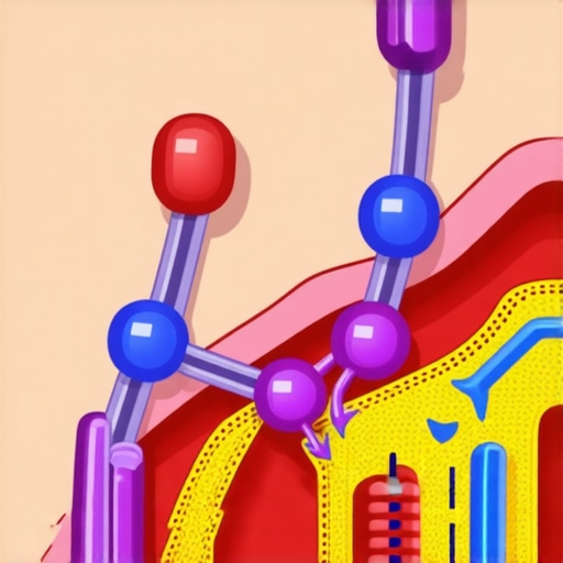 Illustration of semaglutide binding to GLP-1 receptors in pancreatic cells.