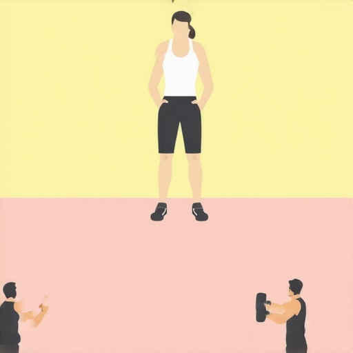 Illustration of Semaglutide molecule combined with icons representing fasting and exercise