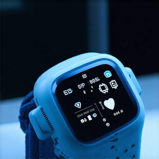 AI and Digital Health in Weight Management Futuristic AI health tech with wearable devices and digital apps for weight loss