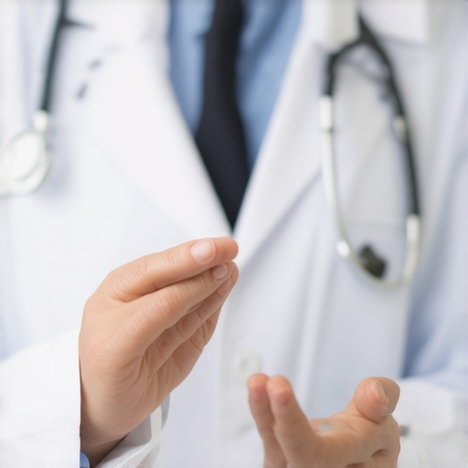 Doctor explaining semaglutide and fasting benefits