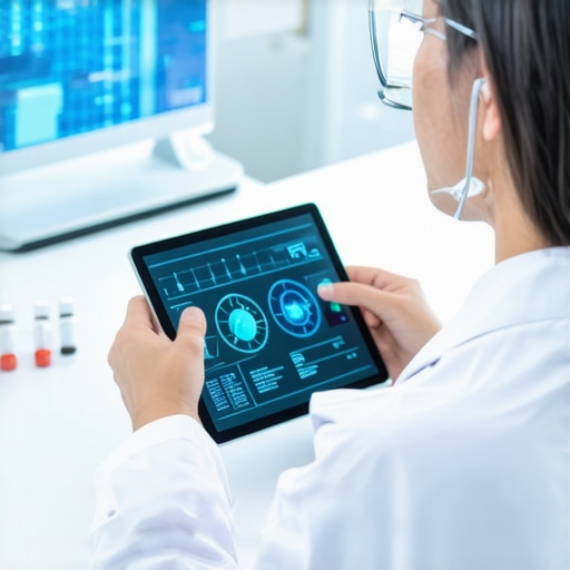 Doctor analyzing digital health data for weight loss optimization