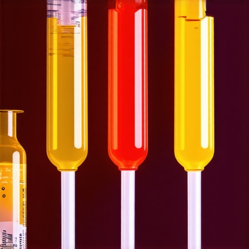 Future of Semaglutide Therapy: Personalization and Innovation Futuristic medical illustration showing biomarker-guided semaglutide dosing with advanced drug delivery systems