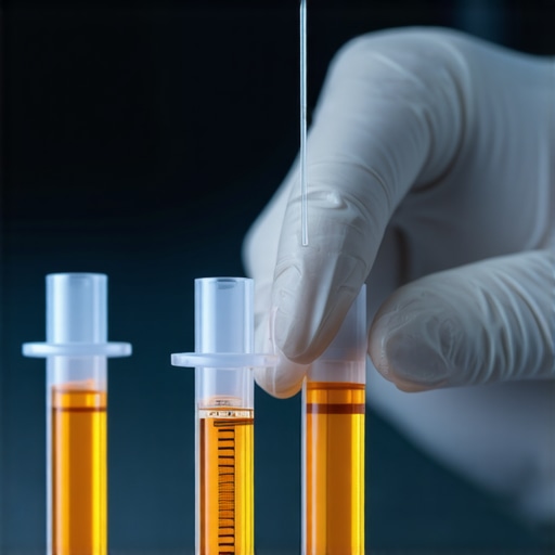 High-tech laboratory scene showing metabolic profiling and microbiome analysis for personalized Semaglutide therapy