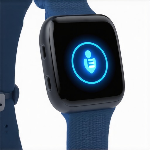 Wearable health technology tracking metabolism and fat loss in real-time, futuristic style