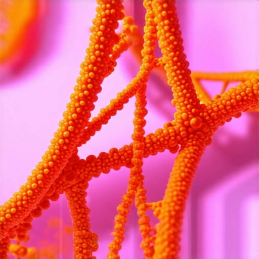 Genetic DNA strands and digital health data analysis representing personalized semaglutide dosing strategies