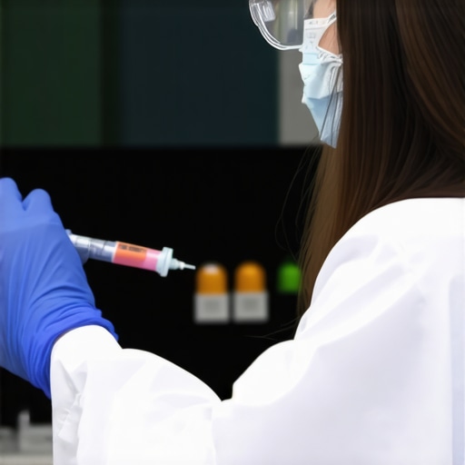 Healthcare professional reviewing genetic and pharmacokinetic data to tailor semaglutide dosage
