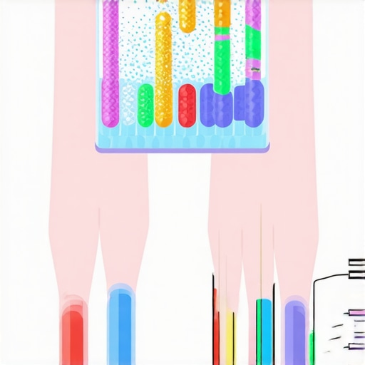 Diagram showing nanoparticle encapsulation for oral semaglutide absorption