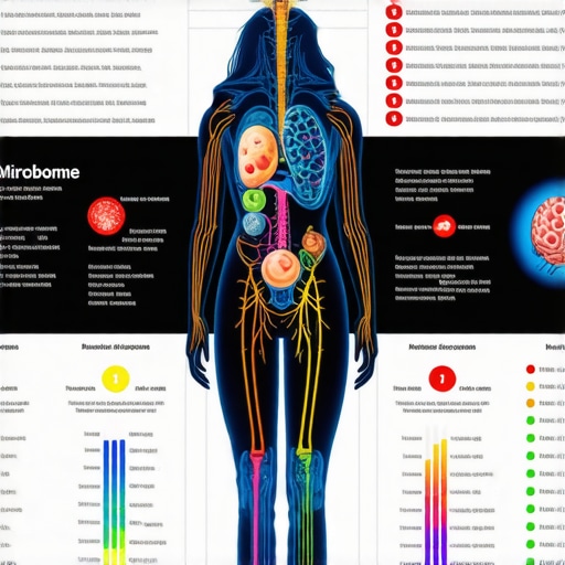 Infographic illustrating how microbiome modulation enhances weight loss with semaglutide