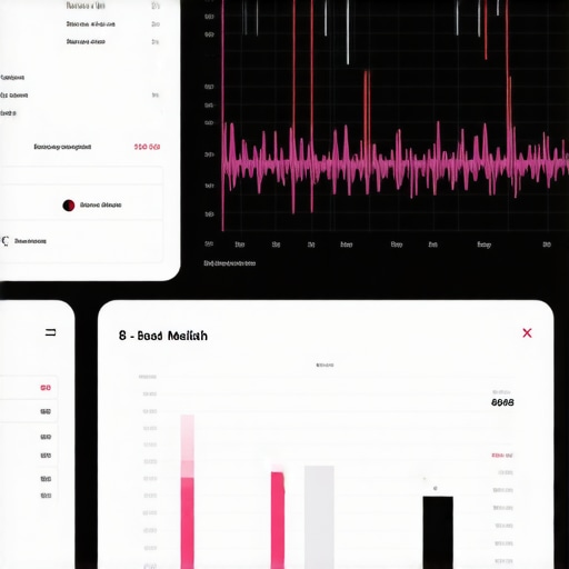 A futuristic health dashboard displaying CGM, activity, and dietary data for personalized weight management