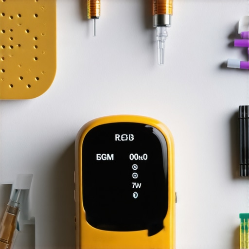 Illustration of digital health devices used for customizing Semaglutide doses