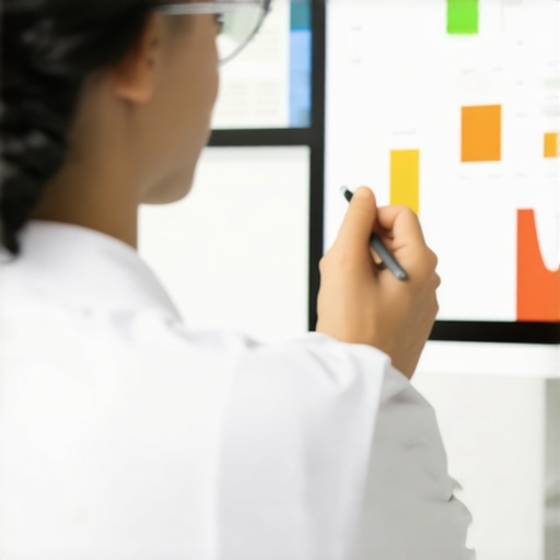 Doctor reviewing genetic and metabolic data for customized weight management plan.