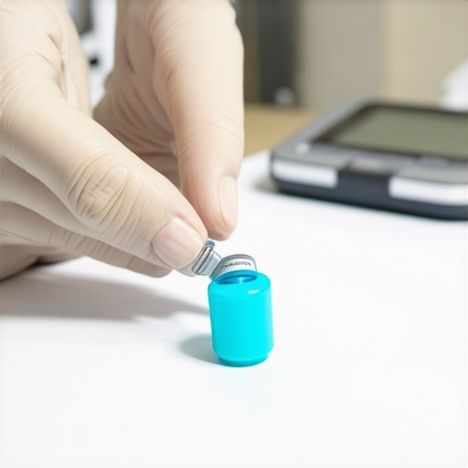 Doctor adjusting semaglutide dose for patient in clinical setting