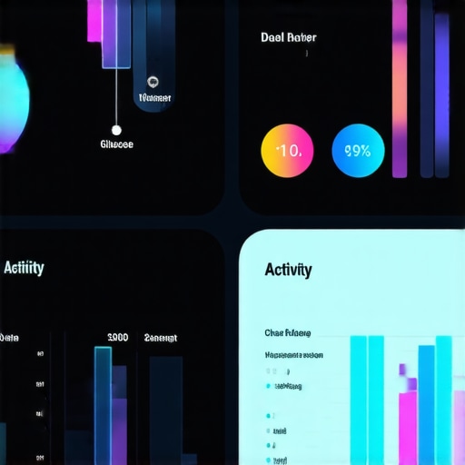 Digital Health Dashboard for Personalized Weight Management Futuristic digital health interface displaying real-time glucose, activity, and tailored advice for weight loss