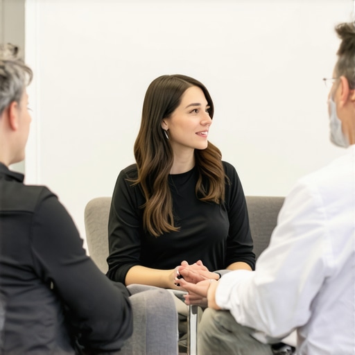 Doctor consultation discussing Semaglutide treatment Doctor and patient discussing weight loss medication in a clinical setting