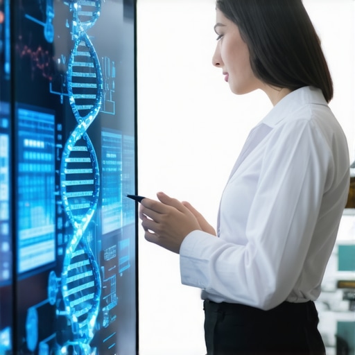 Genetic Data Analysis for Personalized Weight Loss in 2025 Doctor reviewing genetic test results for tailored Semaglutide therapy.