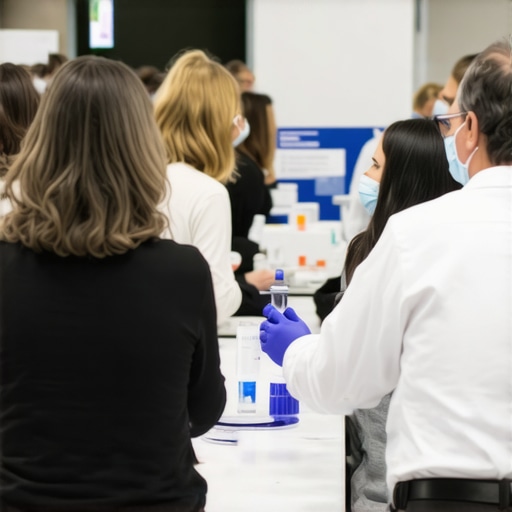 Patients receiving Semaglutide injections at a busy clinic, illustrating its popularity in 2025.