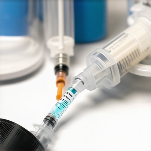 Doctor giving semaglutide injection to patient in clinic