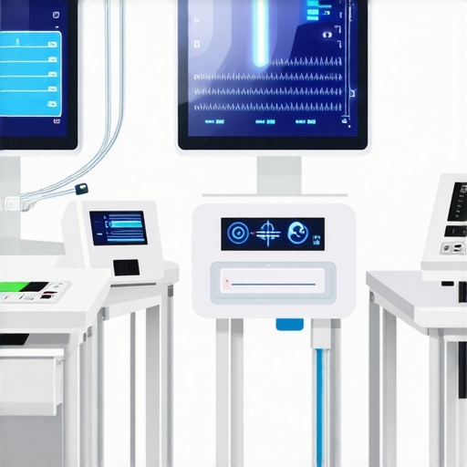 Future of Weight Loss Technology A modern clinic with advanced health tech and digital weight management tools.