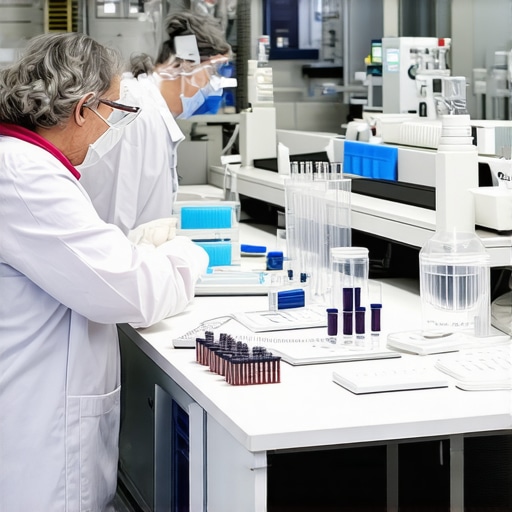 Researchers Developing Semaglutide Scientists working in a lab on obesity medications