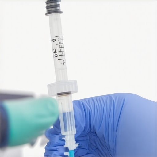 Semaglutide Injection in Clinic Doctor giving semaglutide injection to a patient in a clinical environment